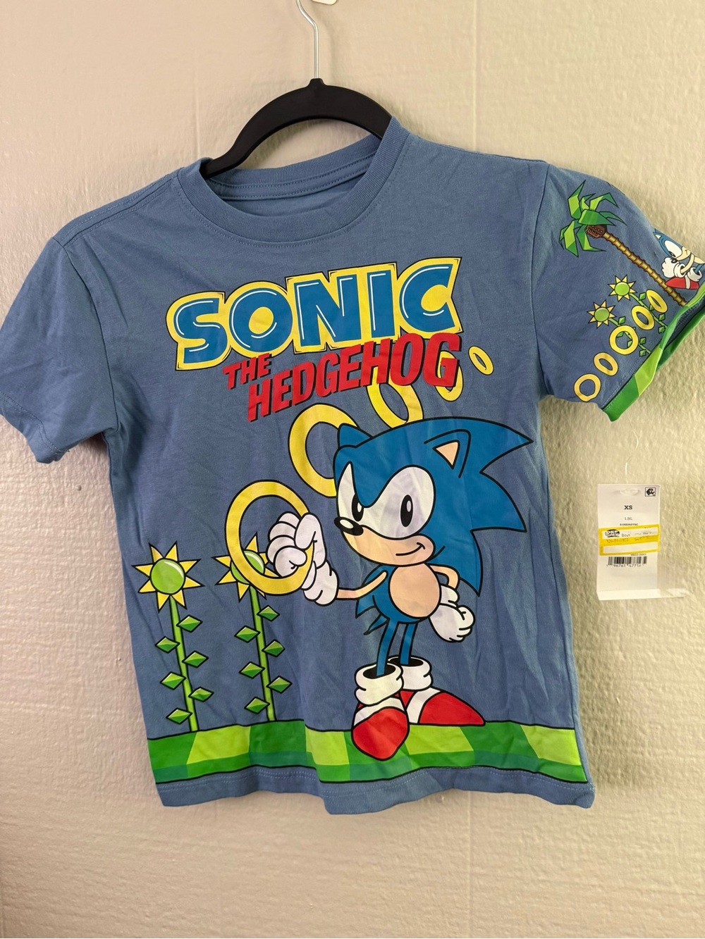 Sonic the Hedgehog Short Sleeve Graphic Tee - Blue
